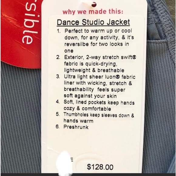 Lululemon Dance Studio Reversible Jacket - Picture 10 of 11